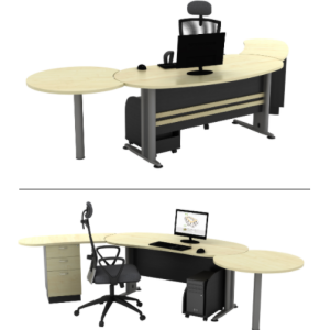 Meja Pejabat| Set Meja TMB 33-SET